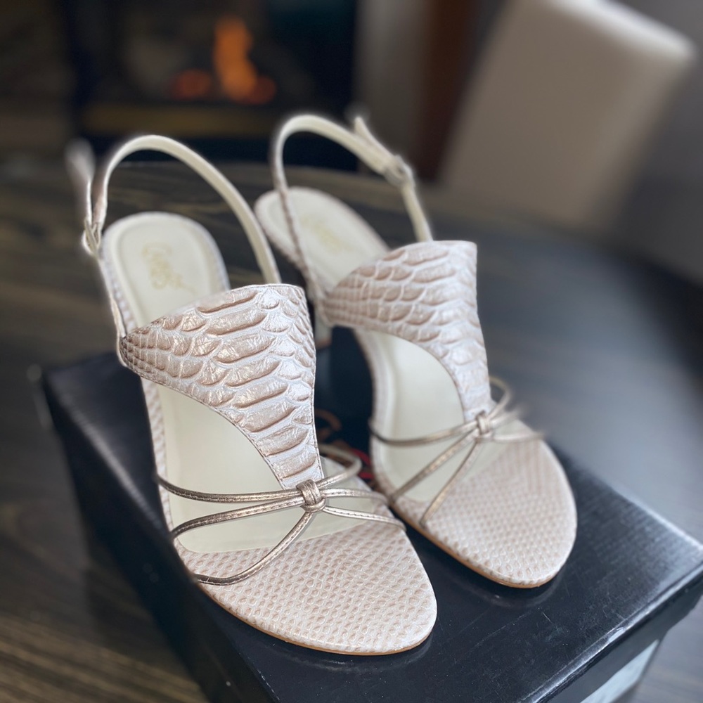 Carlos Santana Sandals Leather Upper Sz 9.5